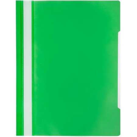 Скоросшиватель пластиковый Attache Элементари до 100 листов зеленый  (толщина обложки 0.15 мм, 10 штук в упаковке)