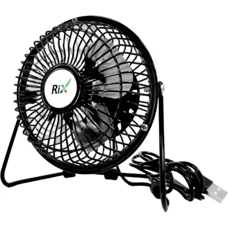 Вентилятор настольный Rix RDF-1501USB чёрный