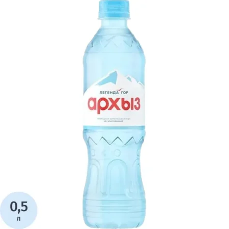 Вода минеральная Легенда гор Архыз столовая негазированная 0.5 л