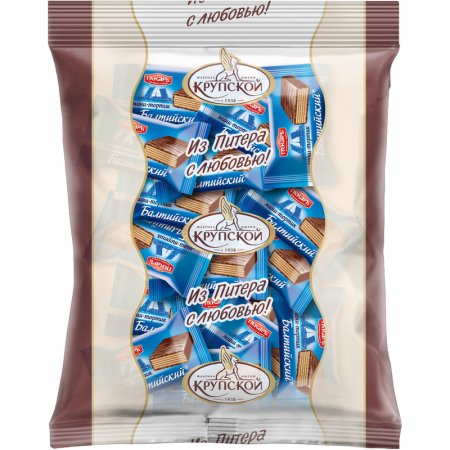 Конфеты Фабрика им. Крупской Балтийский с вафлей 1 кг