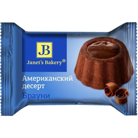 Пирожное Janets Bakery Американский Брауни 500 г