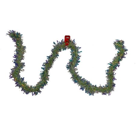Мишура новогодняя зеленая 200x9 см