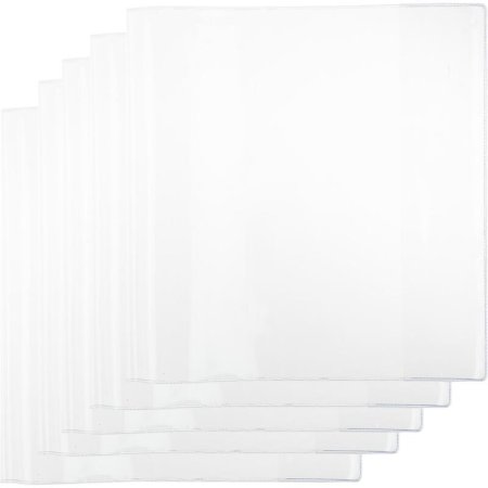 Набор обложек для учебников Комус Класс 5 штук в упаковке (230x455 мм,    200 мкм) прозрачные