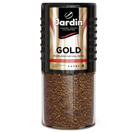 Кофе растворимый Jardin Gold 190 г (стекло)