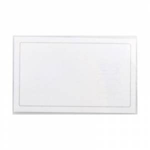 Бейдж Attache Economy горизонтальный 90х55 мм булавка/зажим (50 штук в упаковке)