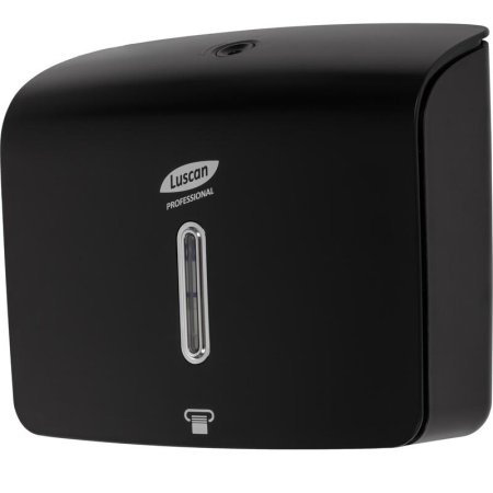Диспенсер для листовых полотенец Luscan Professional Etalon пластиковый  черный
