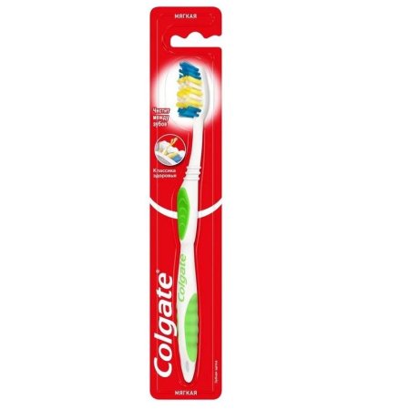 Зубная щетка Colgate Классика Здоровья мягкая (цвет в ассортименте)