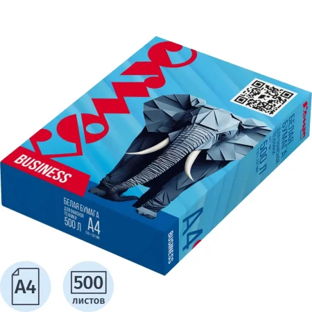Бумага для офисной техники Комус Документ Business (А4, марка B, 80 г/кв.м, 500 листов)