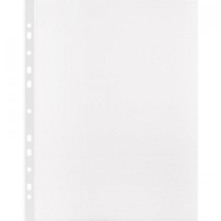 Файл-вкладыш Комус Элементари А4 30 мкм рифленый прозрачный 100 штук в упаковке