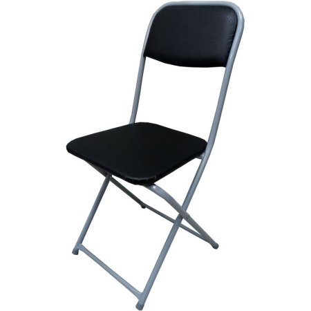 Стул обеденный 70967 складной черный (искусственная кожа, металл)