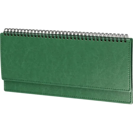 Планинг датированный 2026 год Attache Agenda искусственная кожа 303х150  мм 60 листов зелёный