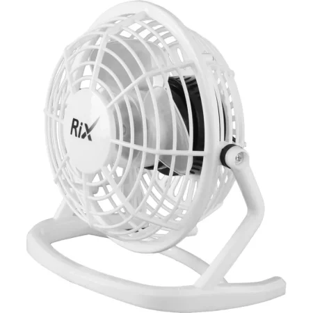 Вентилятор настольный Rix RDF-1500USB белый