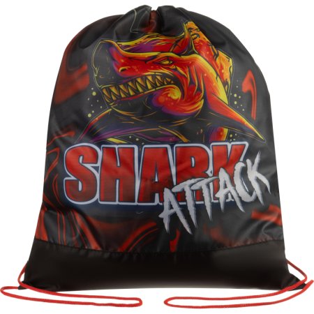 Сумка для сменной обуви цветная, ткань, СДС-3, SHARK ATTACK 2024