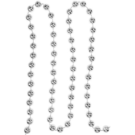 Новогоднее украшение Miland Волшебство 1 см серебристые