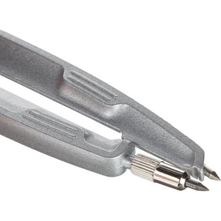 Готовальня №1School 5 предметов циркуль 120 мм в пластиковом пенале  (фиолетовый/розовый, S50005)