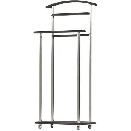 Вешалка костюмная Комус Мебель Элдридж (чёрный кварц/хромированный,  500х295х1050 мм)