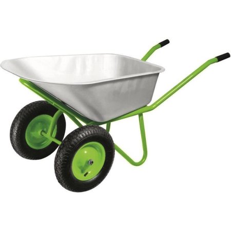 Тачка садово-строительная Сибртех двухколесная грузоподъемность 230 кг  (689643)