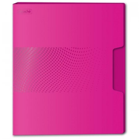 Папка-скоросшиватель с пружинным механизмом Attache Digital розовая 0.45 мм