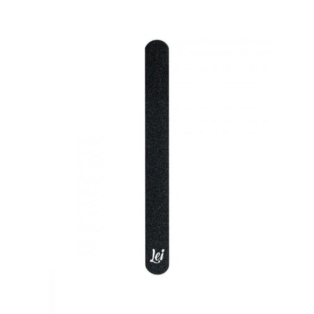 Пилка для ногтей Lei шлифовочная прямая черная 703044