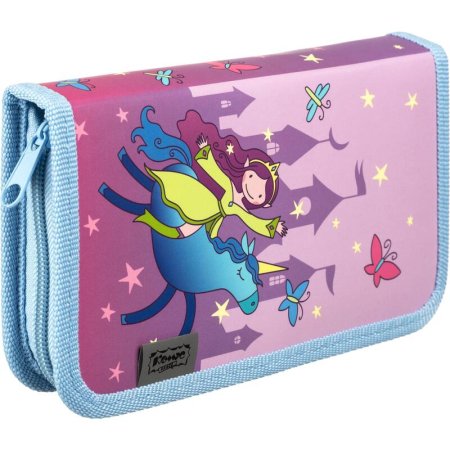 Пенал односекционный Комус Класс Elf girl розовый