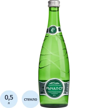 Вода минеральная Рычал-Су лечебно-столовая газированная 0.5 л