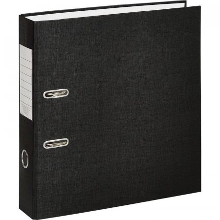 Папка-регистратор Attache Economy 75 мм черная (10 штук в упаковке)