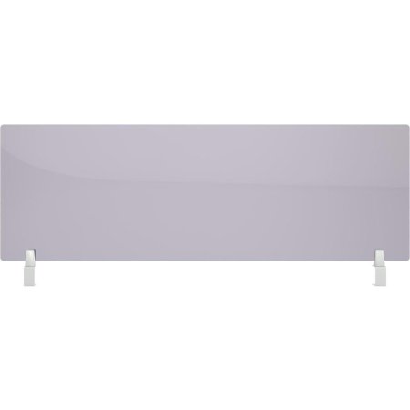 Экран акриловый на струбцине (серый прозрачный, 1000х55х400 мм)