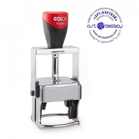 Оснастка для круглой печати Colop R3040 (цельнометаллическая диаметр 40 мм)