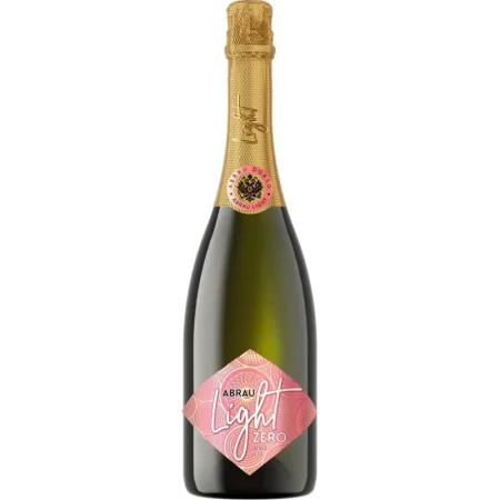 Шампанское безалкогольное Абрау Лайт полусухое розовое 0.75 л