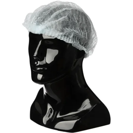 Шапочка одноразовая Шарлотта голубая (100 штук в упаковке)