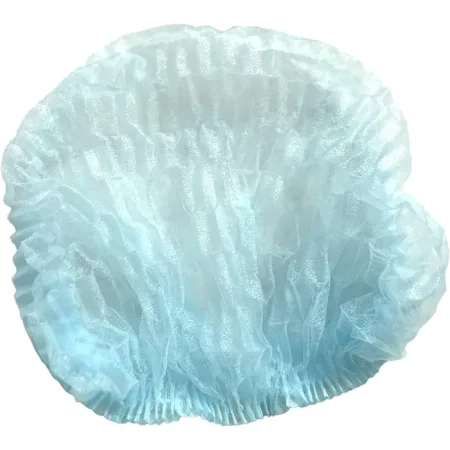 Шапочка одноразовая Шарлотта Unite голубая (100 штук в упаковке)