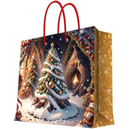 Пакет подарочный ламинированный Magic Pack (33x40.6x16 см, 93454FE)