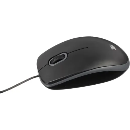 Мышь проводная BigTech BM-B100BG чёрная/серая (MO-101)