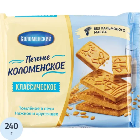 Печенье сахарное Коломенский классическое 240 г