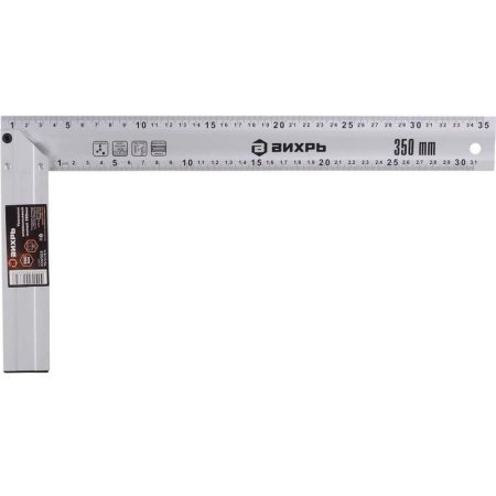 Угольник Вихрь 350 мм алюминиевый (73/11/3/4)