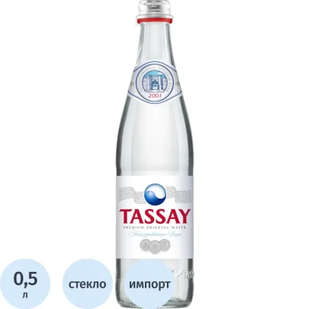 Вода питьевая Tassay негазированная 0.5 л