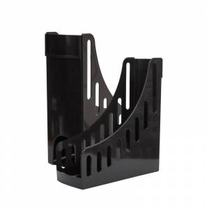 Вертикальный накопитель Attache пластиковый черный ширина 100 мм (2 штуки в упаковке)