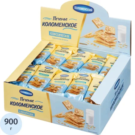 Печенье сахарное Коломенский классическое (30 штук по 30 г)