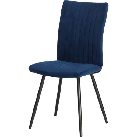 Стул обеденный Комус Мебель Fresno синий (ткань, металл)