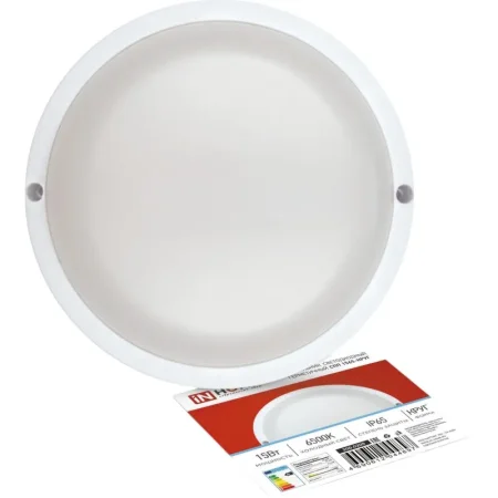 Светильник ЖКХ In Home СПП 1565-КРУГ 15Вт 1350Лм IP65 белый