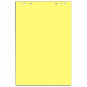 Бумага для флипчартов Attache Selection 68х98 см желтая 20 листов (80 г/кв.м)