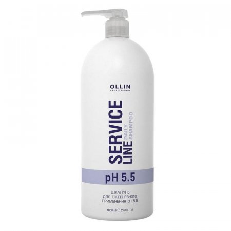 Шампунь рН 5.5 Ollin Service Line для ежедневного применения 1000 мл