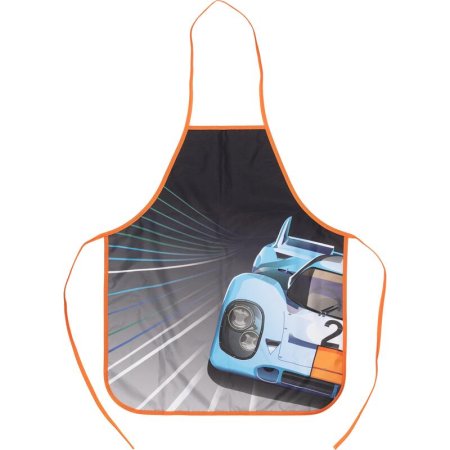 Фартук для труда Комус Класс Гонка черный с нарукавниками