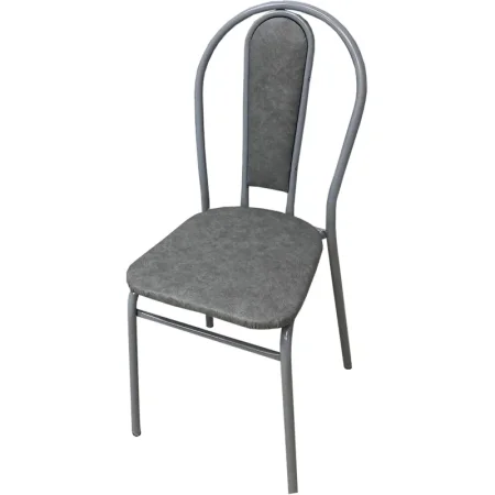 Стул обеденный 4351 серый (искусственная кожа, металл)