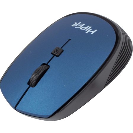 Мышь беспроводная Hiper синяя (HOMW-083)