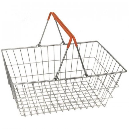 Корзина металлическая ТО-1.1 (красная, 5 штук в упаковке)