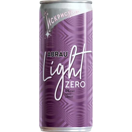 Вино безалкогольное Абрау Лайт Зеро полусухое светлое 0.25 л