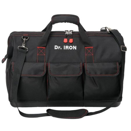 Сумка для инструмента с пластиковым дном с ремнем 51х26х39 Dr.IRON  (DR1029)
