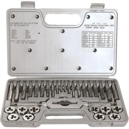 Набор метчиков и плашек М3 - М12, 31 предм. Matrix (77337)