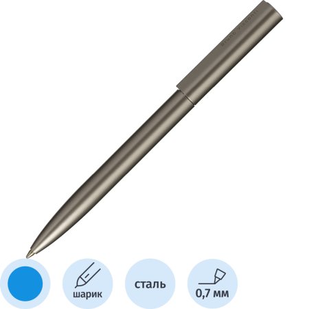 Ручка шариковая Bruno Visconti Torino цвет чернил синий, цвет корпуса  золотистый (артикул производителя 20-0382/07)